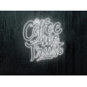 Carteles de Neón Led - Luces de neón "Good vibes and good coffee"